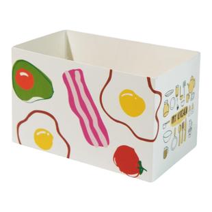 三明治包装盒配套纸卡韩式汉堡早餐打包纸盒爆厚蛋烧吐司盒