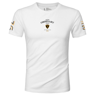 白色潮流短袖t恤男2025夏季新款圆领休闲莫代尔男士衣服上衣男装