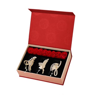 三八妇女节礼物女神节送老婆发夹礼盒送女朋友送妈妈生日礼品实用