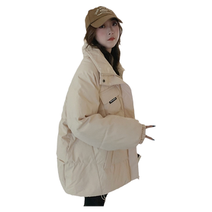 oversize面包服短款羽绒棉衣棉服女2025年新款潮秋冬季外套厚棉袄