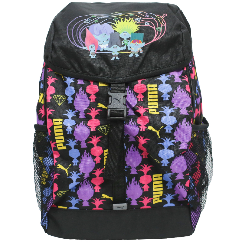 指南针 PUMA X TROLLS魔发精灵 16L 男女全印花双肩背包090261-01