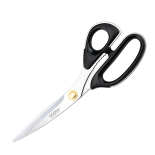 GGOMI韩国烤肉专用剪刀全不锈钢一体柄厨房剪刀牛排剪全钢强力剪