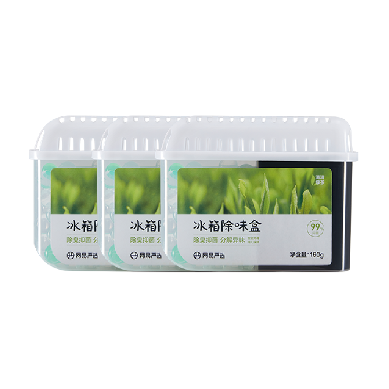 网易严选冰箱除味剂160g×3盒