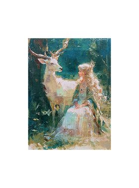 TaoMu 绿野仙踪 复古森系手工DIY挂毯画沙发背景墙装饰画落地画