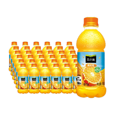 「美汁源」果粒橙300ml*12瓶*3箱