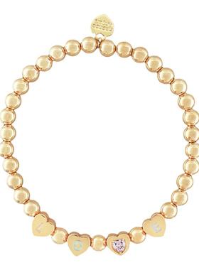 noonoofingers字母爱心圆珠手链