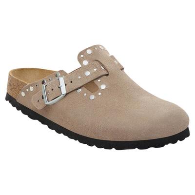 BIRKENSTOCK绒面革包头拖鞋