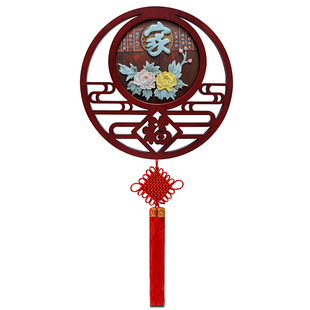 玄关挂件客厅沙发背景墙挂画餐厅墙面装饰走廊壁饰新中式墙上挂饰