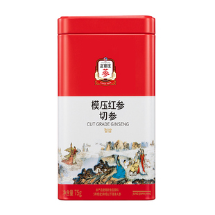 送礼韩国正官庄红参切参75g红参片茶泡水煲汤正品原支参年货礼盒