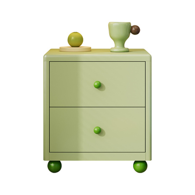 盛耐法式床头柜金属床边置物柜子