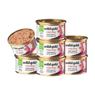 SolidGold素力高进口椰子油三文鱼金枪鱼主食猫罐头湿粮