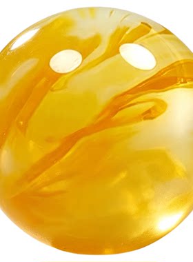 白花天然蜜蜡散珠二代琥珀珠子鸡油黄手链文玩手串配珠圆珠单圈