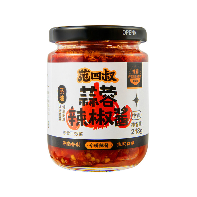 范四叔2瓶装蒜蓉辣椒酱湖南蘸料