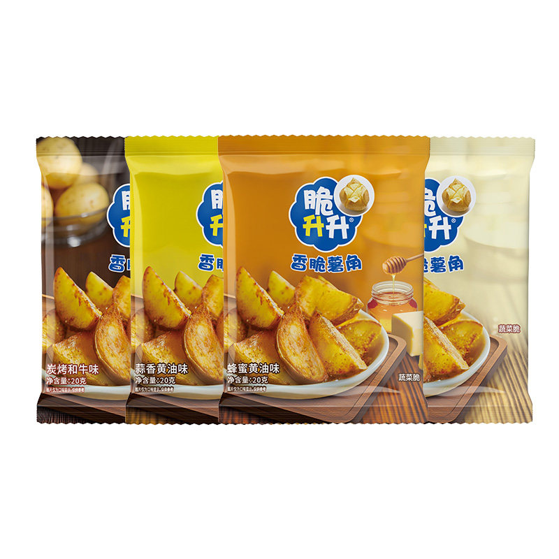 脆升升香脆薯角新品20g原味蜂蜜黄油味蒜香解馋薯条零食小吃好吃