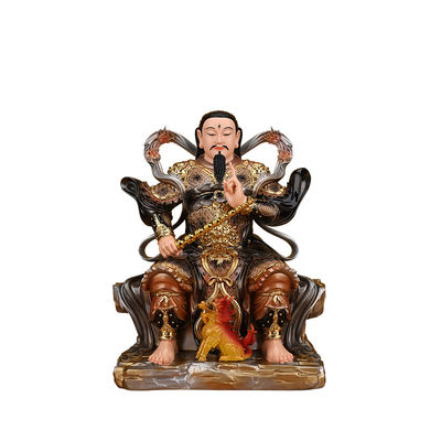 九天应元雷声普化天尊神像雷神雷祖佛像树脂家用供奉像体真身摆件