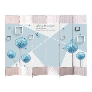 屏风隔断简约现代可折叠移动客厅卧室办公室进门玄关帘遮挡墙家用