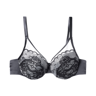 Liza Cheng风信子系列定制龙凤蕾丝文胸薄款内衣LB00079