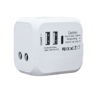 PD20快充typec出国旅行转换插头USB英美日澳旅游65W通用45W便携