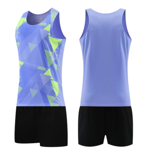 儿童款田径服套装男女学体育生训练服运动服跑步背心比赛队服定制