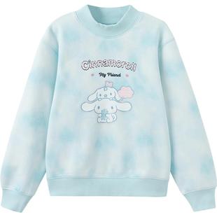 库洛米IP巴拉巴拉女童卫衣中大童打底衫秋冬款童装儿童半高领上衣