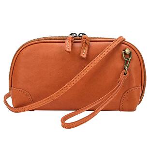 转山手工植鞣牛皮软糯手拿包可手拧可斜挎文艺真皮小贝壳包单肩包