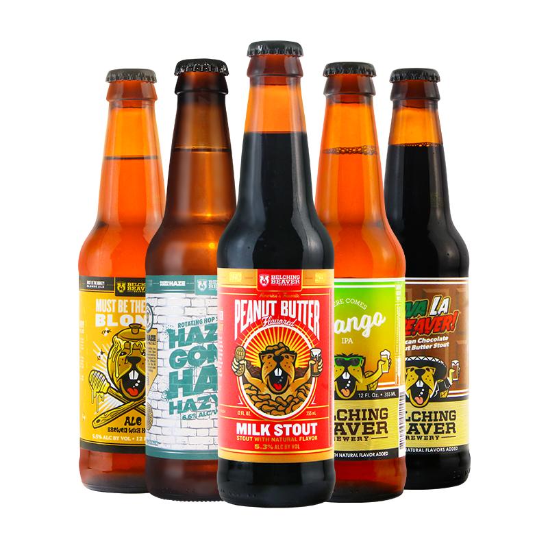 美国进口高分精酿打嗝海狸啤酒