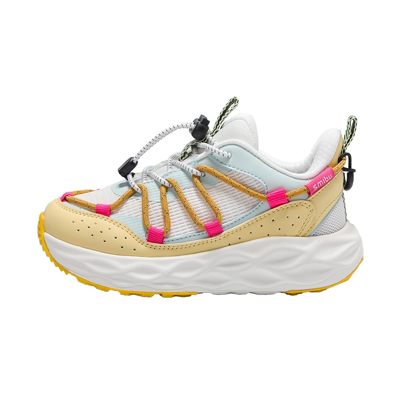 SMIBU童鞋儿童运动鞋2025春季新款男童女童户外登山休闲板鞋远行