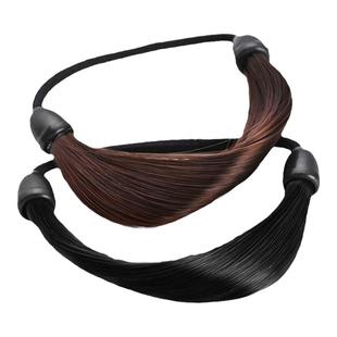 假发发圈扎头绳马尾皮筋显发量发绳2025新款仿真头发发丝头饰发饰