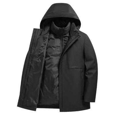 罗蒙可拆卸内胆爸爸鹅绒羽绒服