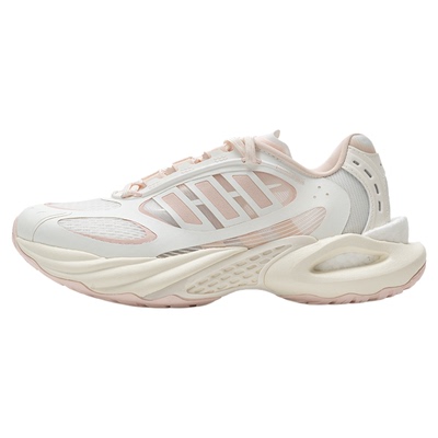 阿迪达斯清风4女鞋跑步鞋冬季新款运动鞋网面透气老爹鞋粉色鞋子