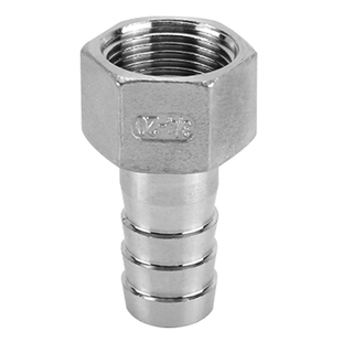 304不锈钢宝塔接头2/3/4分6分内丝燃气软管皮管水管直接配件大全