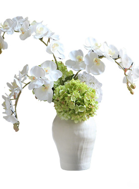 米子家居绣球蝴蝶兰花束假花