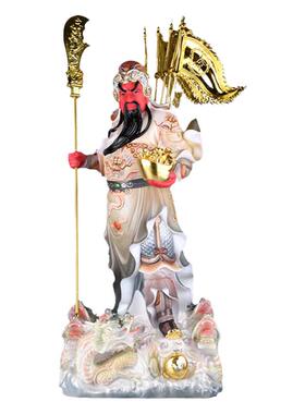 铭昌关羽摆件彩绘关公武财神