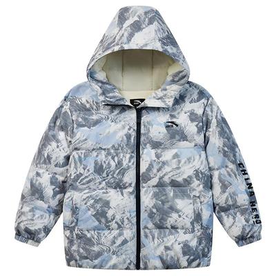 安踏儿童男女童中长款羽绒服