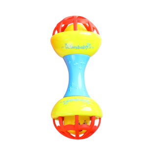 婴儿玩具0一1岁益智早教新生儿铃铛手摇铃6个月宝宝抓握训练沙锤3