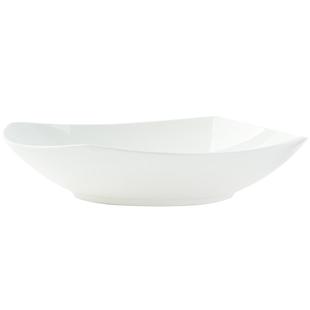 纯白骨瓷盘子菜盘家用陶瓷创意餐具四方四角盘正方形碟子方汤方盘