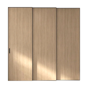 三联动门定制客厅隔断门卧室门阳台三联动门书房隔断门铝木推拉门