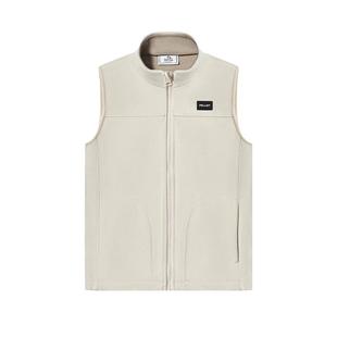 伯希和抓绒衣女户外双面摇粒绒马甲上衣男保暖珊瑚绒背心运动外套