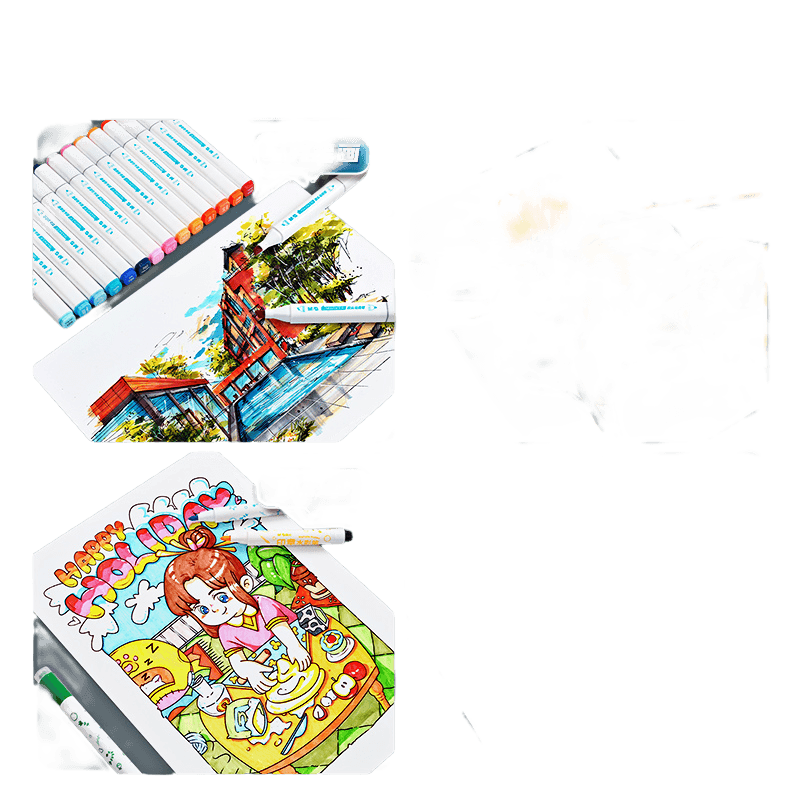 晨光文具马克纸绘画速写