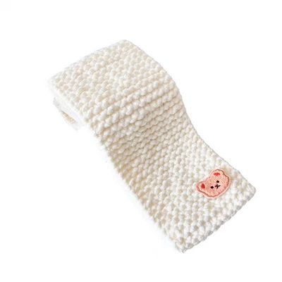 小熊围巾编织材料包毛线手工diy粗毛线团送男礼物冰条线神器棒针