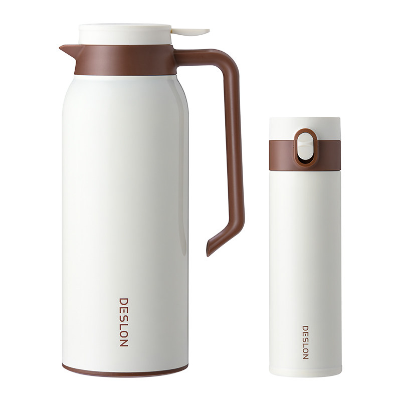 【开卡专享】德世朗保温壶大容量2025家用热水瓶暖水壶保温杯套装