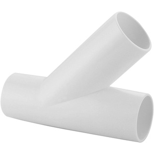 pvc管件厨房卫生间移位下排水配件50管内插接头40直接弯头斜三通