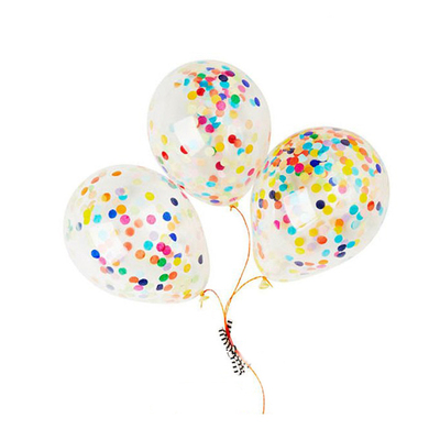 气球灌装五彩纸屑梦幻野餐乳胶