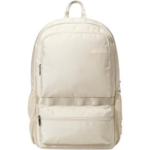 斯凯奇双肩包新款纯色背包大容量休闲包简约时尚百搭书包日常通勤