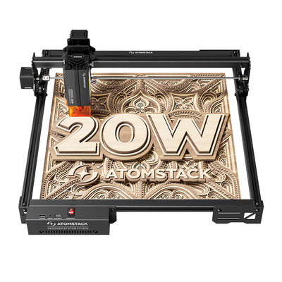 Atomstack A20 Pro V2激光雕刻机小型全自动木板切割叶雕刻字打标