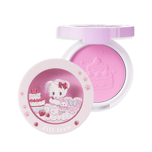 JILLLEEN草莓小熊新版单色柔雾腮红盘高光修容哑光提亮膨胀学生女