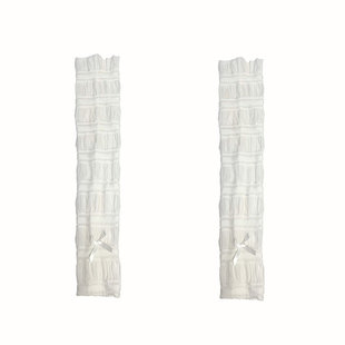 white socks芭蕾风冰双丝踩脚袜套春夏超薄塑性中筒Lolita堆堆袜