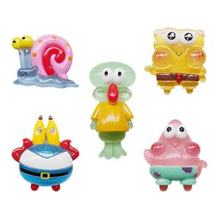 Mkop洞洞鞋配饰鞋扣配件海绵宝宝夜光鞋花装饰扣适配Cross/Crocs