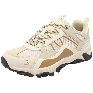 UBZ 户外防水登山鞋女2026年春秋新款休闲网面厚底防滑徒步老爹鞋