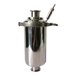 304不锈钢微孔膜直通过滤器卫生级快装精密气体液体226卡口滤芯